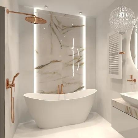 Hanza Tower White 23 & Pool Appartamento